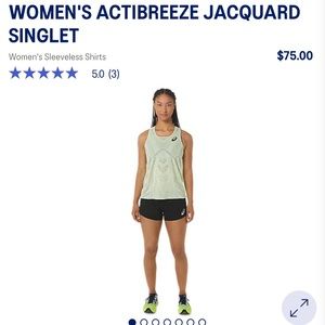 ASICS ACTIBREEZE JAQUARD SINGLET